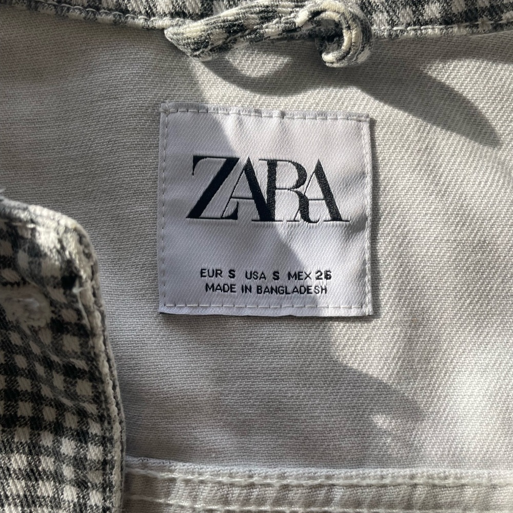 Zara Checkered Jacket and Shorts Set - Picture 5 of 9